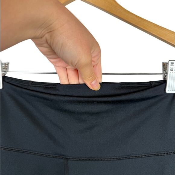 RLX Ralph Lauren High Rise Black Stirrup Stretch Leggings w/ Stash Pocket-Large - Picture 4 of 5